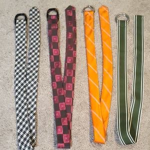 J. Crew small silk belts